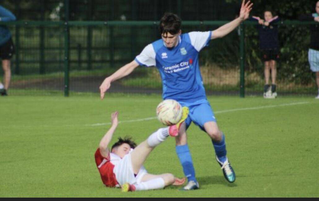 Seán playing for Manulla FC